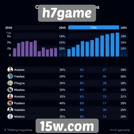 Estatísticas de usuários ativos no h7game