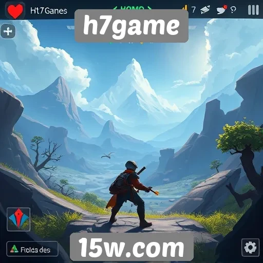 Explorando a interface do usuário do h7game