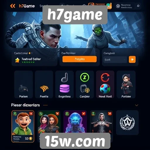interface do h7game é aprimorada para navegação mais intuitiva