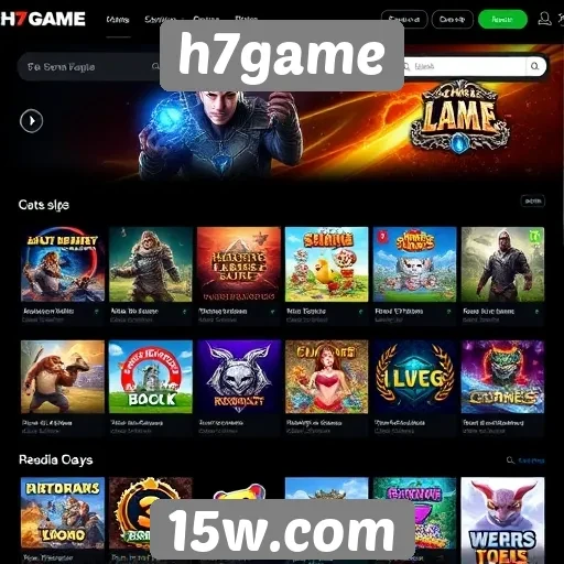Plataforma h7game destaca facilidade de navegação